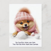 Humorous Customizable Any Occasion Postcard Postkarte (Vorderseite)