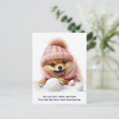 Humorous Customizable Any Occasion Postcard Postkarte (Stehend Vorderseite)