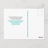 Humorous Frogs Lilies Pad We Moved Announcement Postkarte (Rückseite)