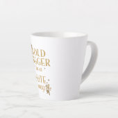 Humorous Girly "Gold Digger" Saying Milchtasse (Rechte Ecke)