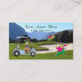 Humorous Golf Player Business Card Visitenkarte (Vorderseite)