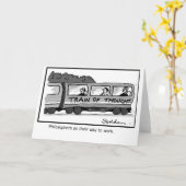 Humorous greeting card by Mike Seddon Karte (Gelbe Blume)