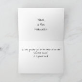 HUMOROUS HALLOWEEN KARTE (Innenseite)