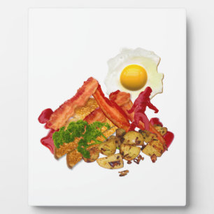 Humorous Ketschup Gone Squatchin for Bacon Fotoplatte