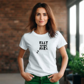 Humorous pregnancy fingerprint black T-Shirt