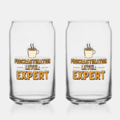 Humorous Procrastinator with Coffee Dosenglas (Rückseite)