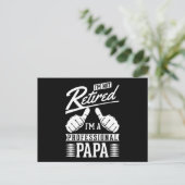 Humorous Retired Postkarte (Stehend Vorderseite)