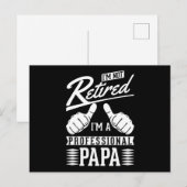 Humorous Retired Postkarte (Vorne/Hinten)