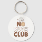 Humorous Slow Living and Lazy Day Schlüsselanhänger (Rückseite)