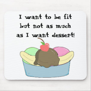 Humorous Sundae Mousepad