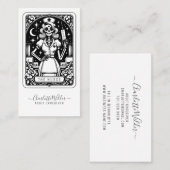 Humorous Tarot Nurse Visitenkarte (Vorne/Hinten)