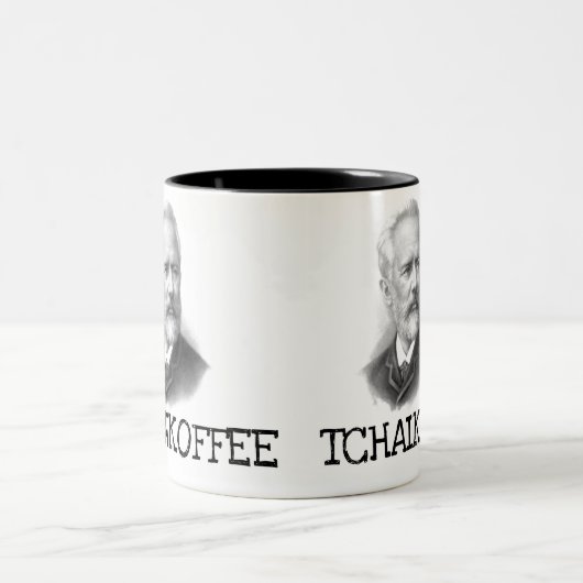 HUMOROUS TCHAIKOFFEE KAFFEE TASSE (Mittel)