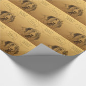 Humorous Vietnamese Chinese Dog Year Wrapping P Geschenkpapier (Ecke)