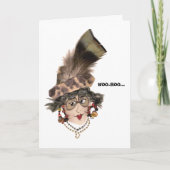 Humorousl WOO-HOO Lady Card Karte (Vorderseite)