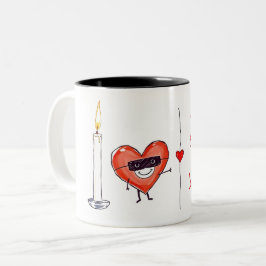 Humors Wedding Vibes Design Zweifarbige Tasse