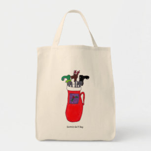 Humorsche Golf-Tasche des Weihnachtsmanns Tragetasche