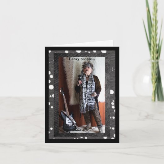 Humorvoll alternd gracefly Birthday Karte (Vorderseite)