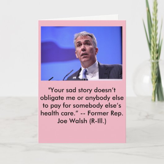 Humorvoll erhalten Sie wohle Karte (Vorderseite)