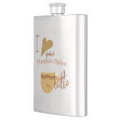 Humorvoll I Liebe Spiked Pumpkin Gewürz a Latte Flachmann (Links)