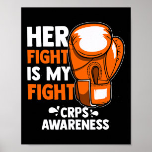 Humorvoll ihre Kämpfe ist mein Kampf Crps Bewussts Poster