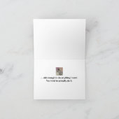 humorvoll, lustig und albern karte (Innenseite)