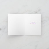 Humorvoll mit langsam altem Lösungsmittel Karte (Innenseite)