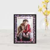 Humorvoll mit langsam altem Lösungsmittel Karte (Gelbe Blume)