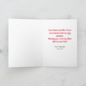 humorvoll | Ugly Sweater | Urlaubskarte Dankeskarte (Innenseite)