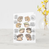 Humorvoll wählen Sie Ihren Geburtstag Karte (Gelbe Blume)