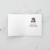 Humorvoll zu ängstlich, um die Grußkarte zu sagen Karte (Innenseite)