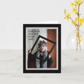 Humorvoll zu ängstlich, um die Grußkarte zu sagen Karte (Gelbe Blume)