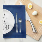 humorvolle Alexa Command zum Essen Geschirrtuch (Viertel Falte)