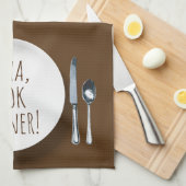 humorvolle Alexa Command zum Essen Geschirrtuch (Viertel Falte)