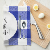 humorvolle Alexa Command zum Essen Geschirrtuch (Viertel Falte)