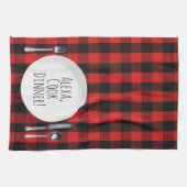 humorvolle Alexa Command zum Essen Geschirrtuch (Horizontal)