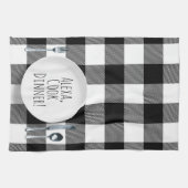 humorvolle Alexa Command zum Essen Geschirrtuch (Horizontal)