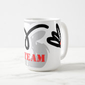 Humorvolle Badmintonkaffee-Tasse mit lustigem Witz Kaffeetasse (VorderseiteRechts)