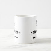 Humorvolle Bretagne Kaffeetasse (Mittel)