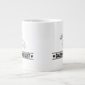 Humorvolle Drahthaar-Dackel Jumbo-Tasse (Vorderseite)