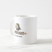 Humorvolle Falke-Falken Kaffeetasse (Vorderseite Links)