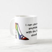 Humorvolle Fantasy Shoe Tasse (Vorderseite Links)