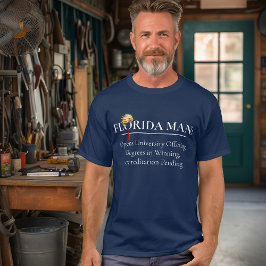 Humorvolle Florida Man Degree als Sieger gegen Tru T-Shirt