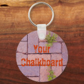 Humorvolle Gärtner Albtraum Unkraut aus Ziegeln Schlüsselanhänger (Vorderseite)