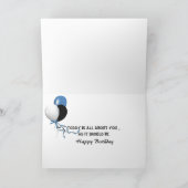 humorvolle Geburtstag Tabbykatze Karte (Innenseite)