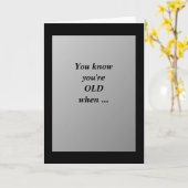 Humorvolle Geburtstags-Karte Karte (Gelbe Blume)