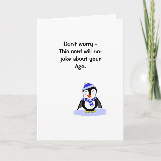 Humorvolle Geburtstags-Karte Karte (Vorderseite)