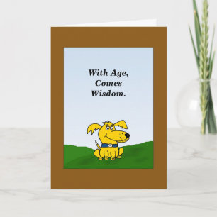 Humorvolle Geburtstags-Karte Karte