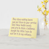 Humorvolle Geburtstagskarte Karte (Gelbe Blume)