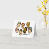 Humorvolle Geburtstagsparty ohne Kuchen Karte (Gelbe Blume)