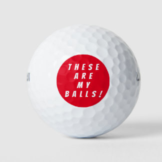 Humorvolle Golfbälle, Golfbälle zum Lachen bei